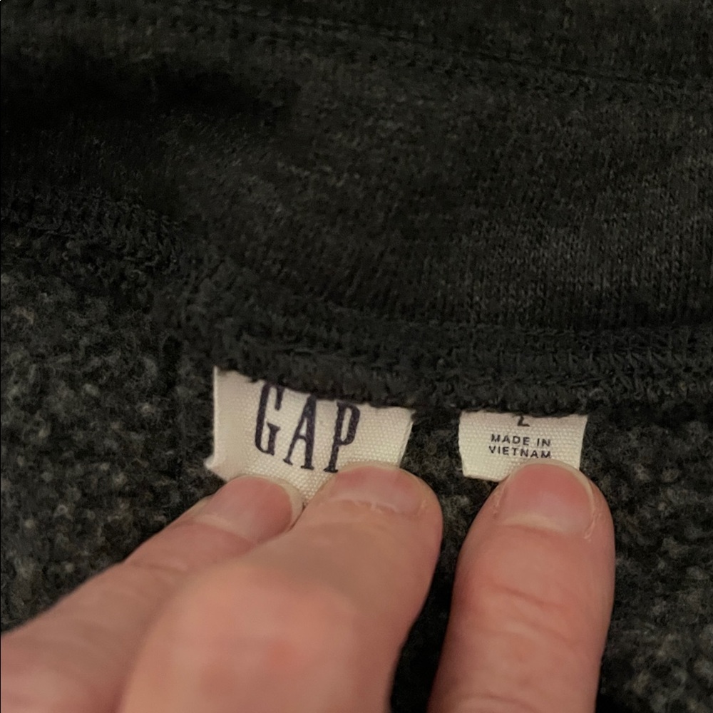 GAP Women’s Sweatpants Light Gray and Dark Gray - Lot of 2 Size Large - Picture 4 of 5